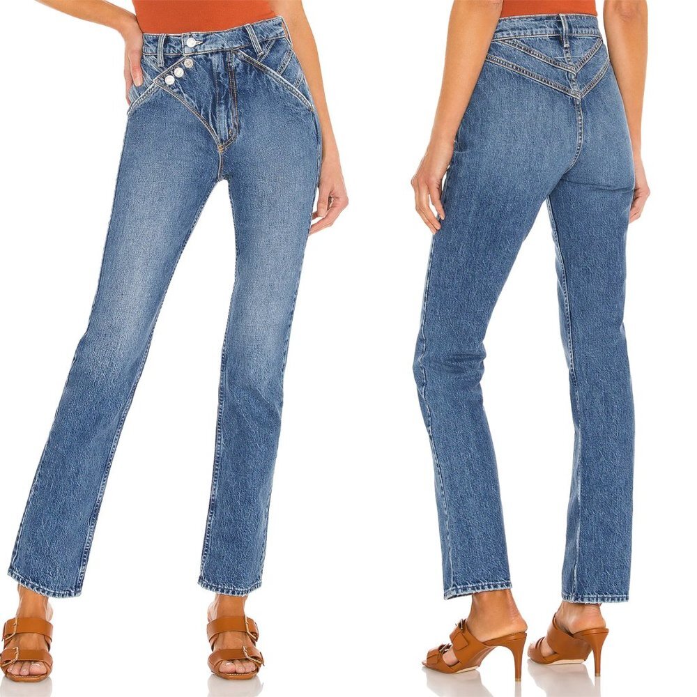 MOTHER Superior The Right-Away Rider Jeans in Not That High